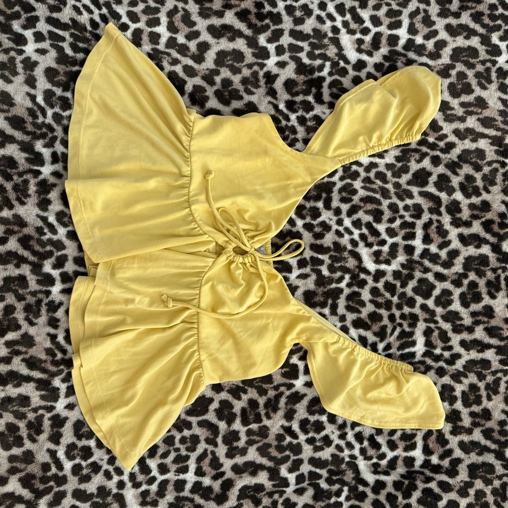 Love Tree Yellow Blouse